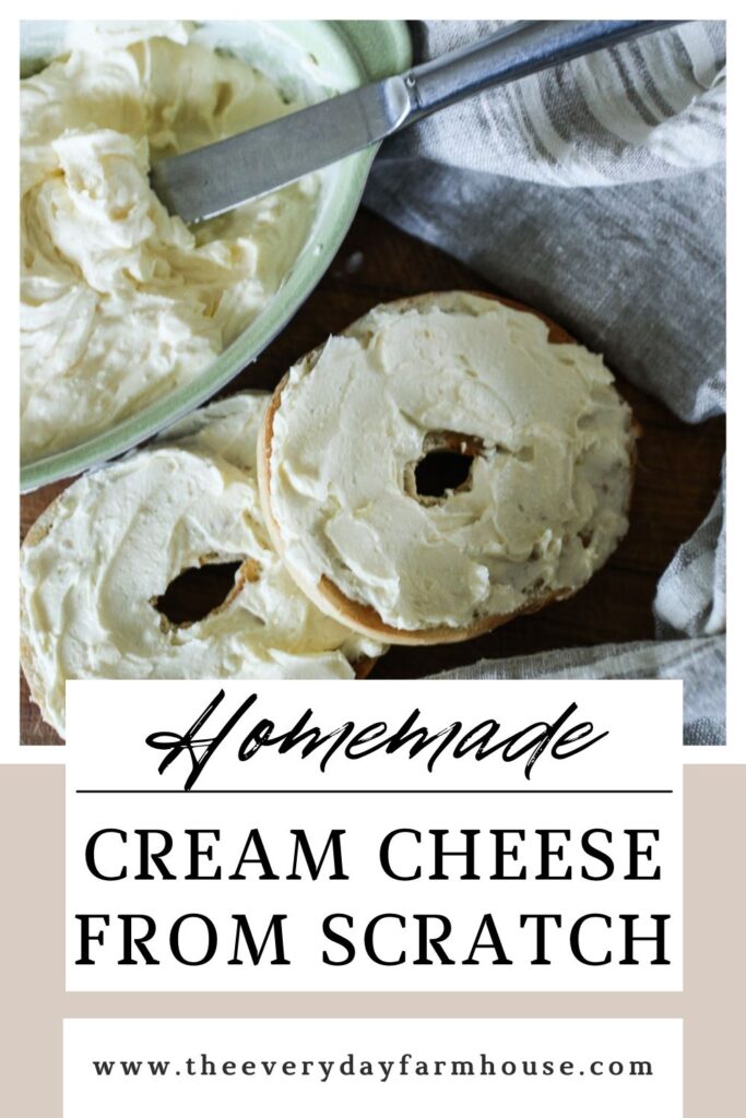 cream cheese from scratch