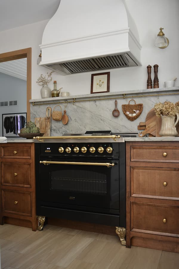 beautiful stove cottage kitchen