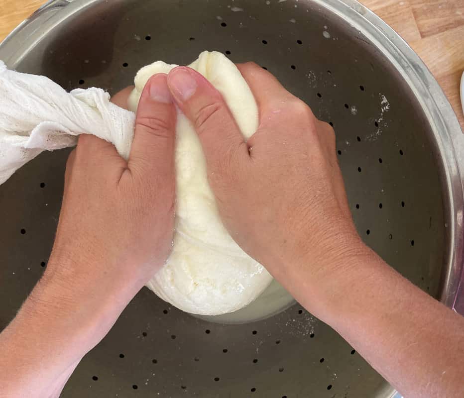 getting the whey out of the curds