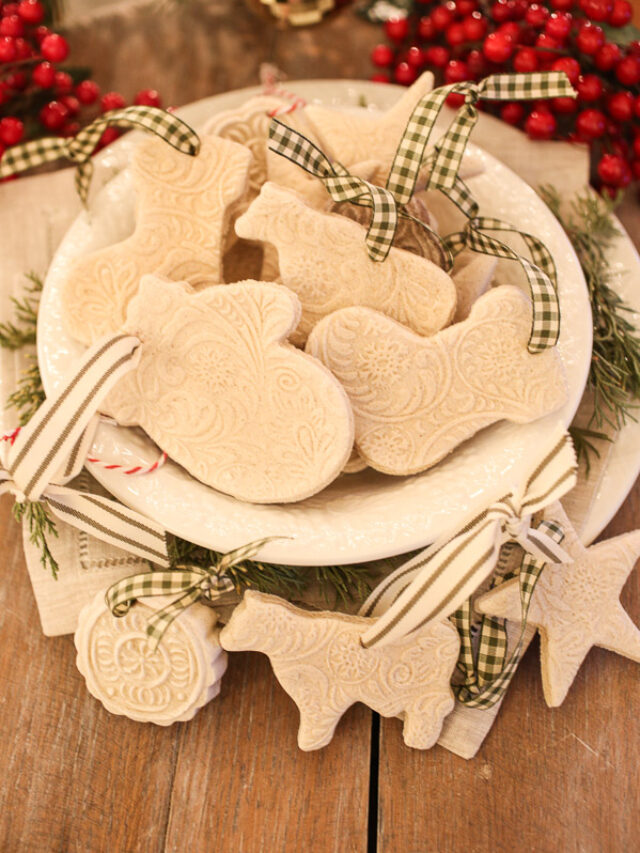 Simple and Elegant Salt Dough Ornaments