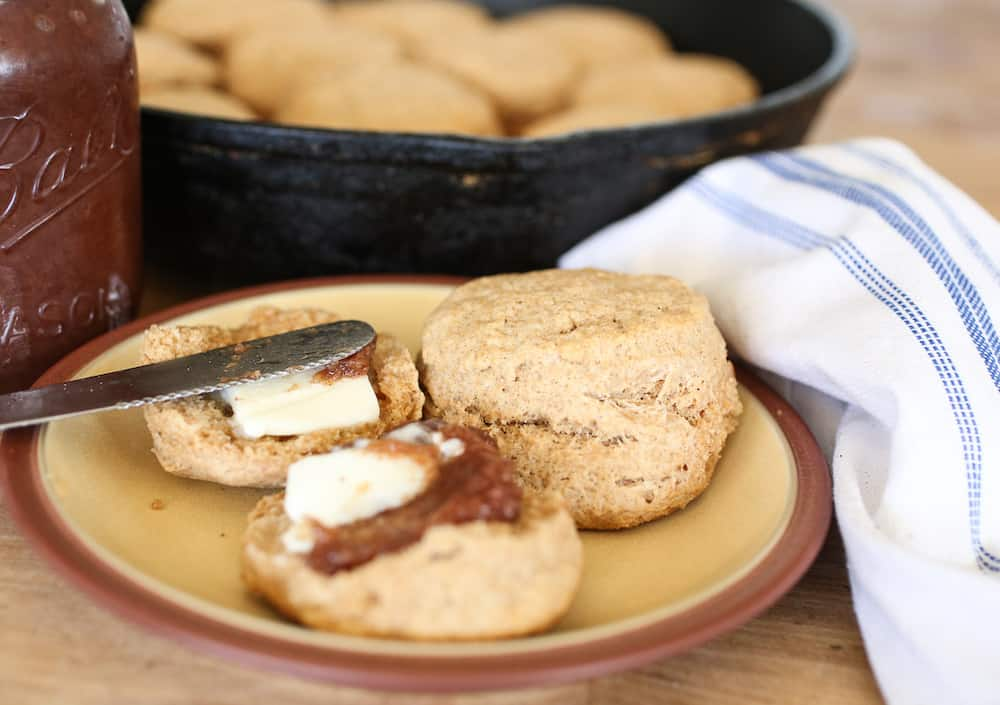 Old-Fashioned Biscuit Recipe with Lard and Whole Wheat Flour