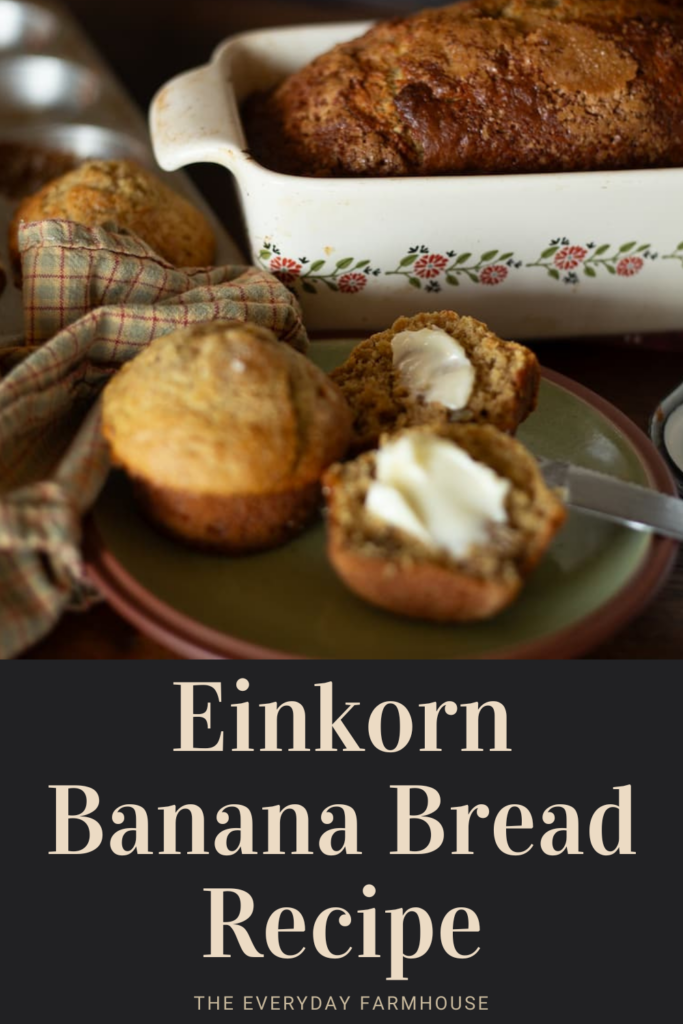 Einkorn Banana Bread Recipe