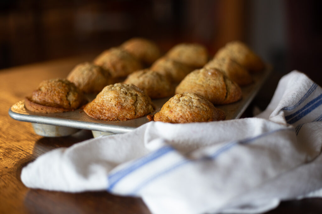 Einkorn Banana Nut Muffins