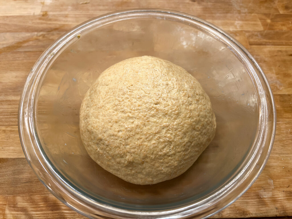 in bowl before first rise
