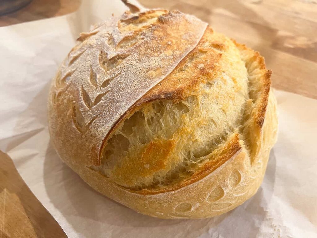 beautiful loaf sourdough bread