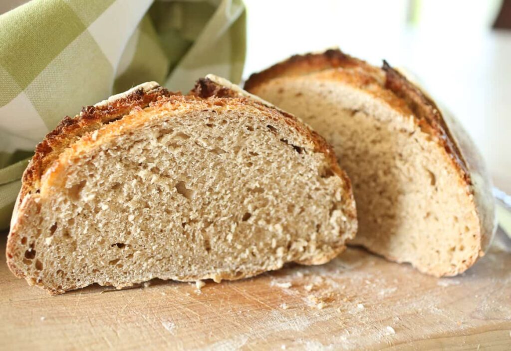 Einkorn Sourdough Crumb