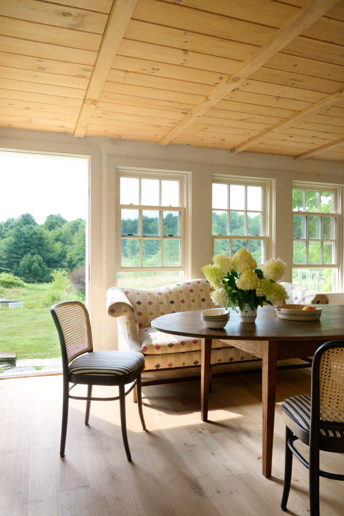 country seating area