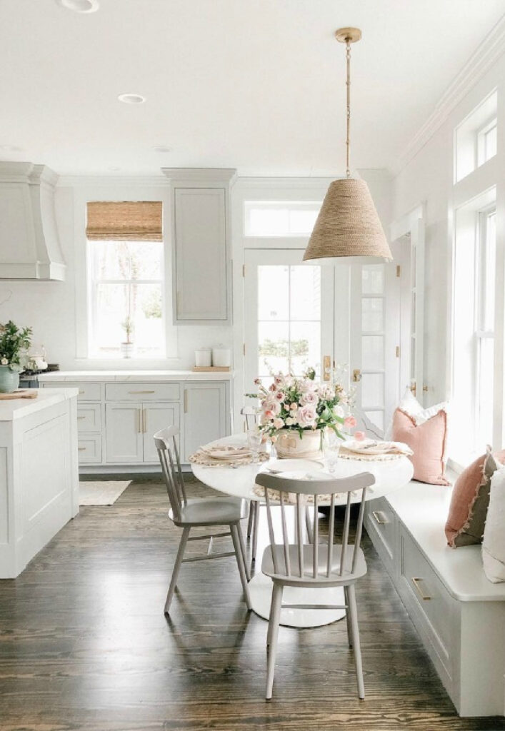 bright light feminine nook