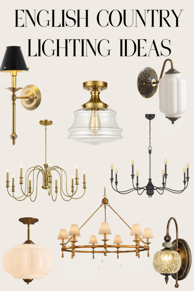 English country Lighting ideas