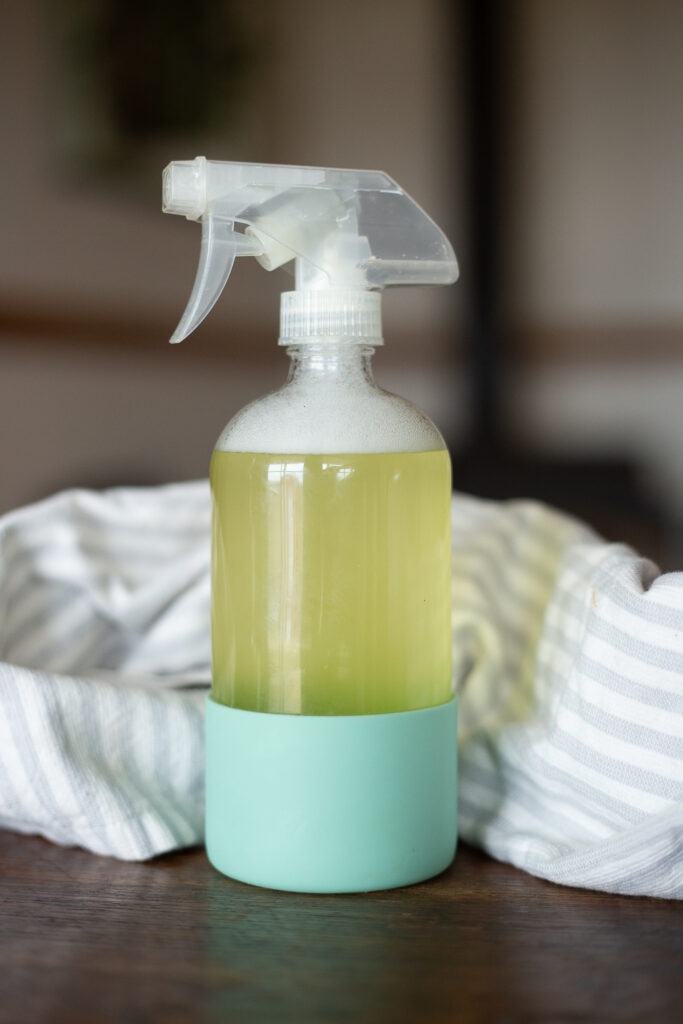 liquid castile soap spray